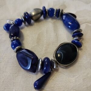 Blue Stretch Bracelet